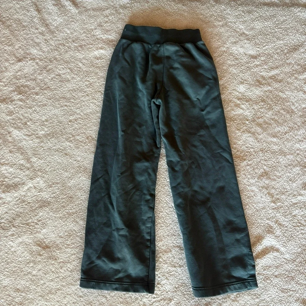 Nike Phoenix Fleece Oversized Hoodie and Wide Leg Sweatpants Set Green Small